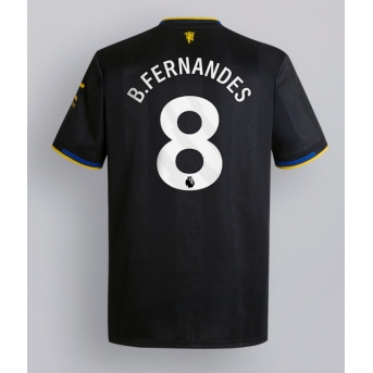 Billige Fotballdrakt Manchester United Bruno Fernandes #8 Replika Tredjedrakt 2025-26 Kortermet
